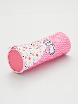 Mini Trousse Les Aristochats Marie – Avec Stylo Et Crayon – Format Compact 21 Cm – Idéale étudiante, Cadeau Poétique