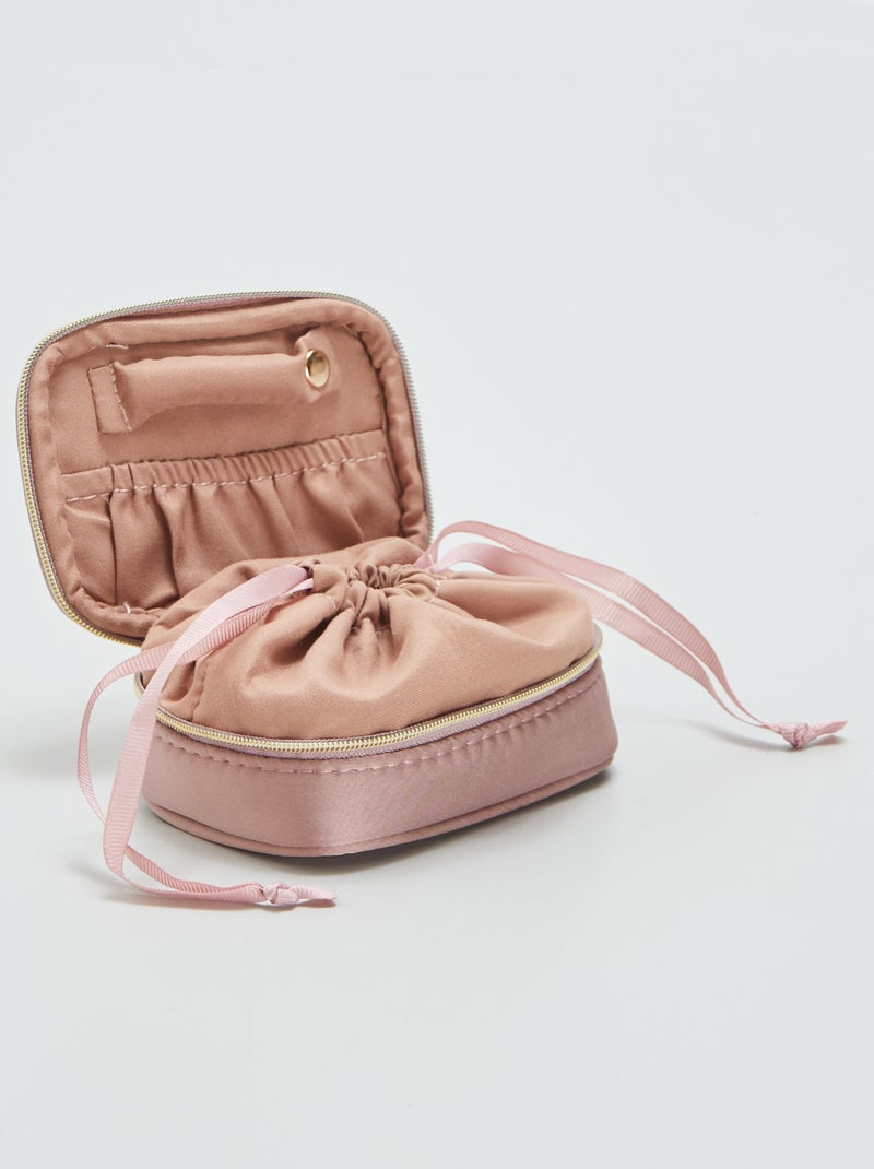 Trousse matelassée Rose - Kiabi