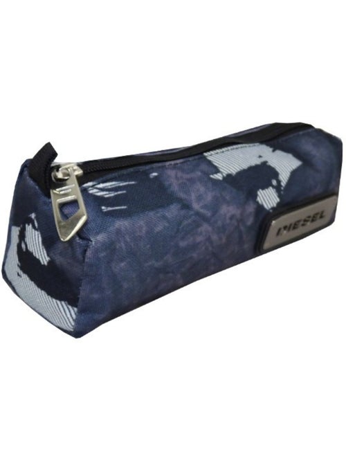Trousse ovale en tissu imperméable avec logo Diesel - Kiabi Trousse ovale en tissu imperméable avec logo Diesel - Kiabi