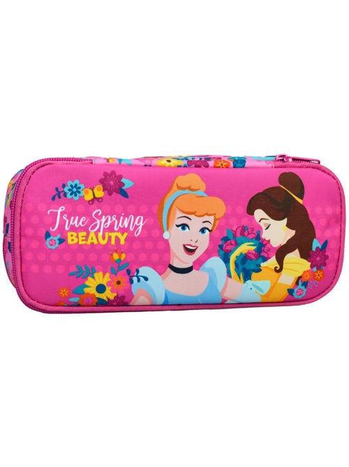 Trousse Princesses Beauty 2 compartiments zippés Disney Princess 23 CM - Kiabi Trousse Princesses Beauty 2 compartiments zippés Disney Princess 23 CM - Kiabi