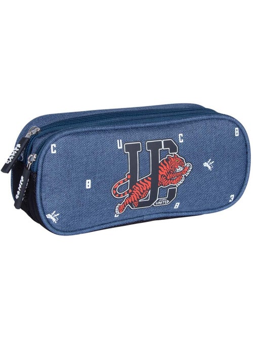 Trousse rectangulaire 2 compartiments 'Lost Tiger' 22 cm – Camps - Kiabi Trousse rectangulaire 2 compartiments 'Lost Tiger' 22 cm – Camps - Kiabi