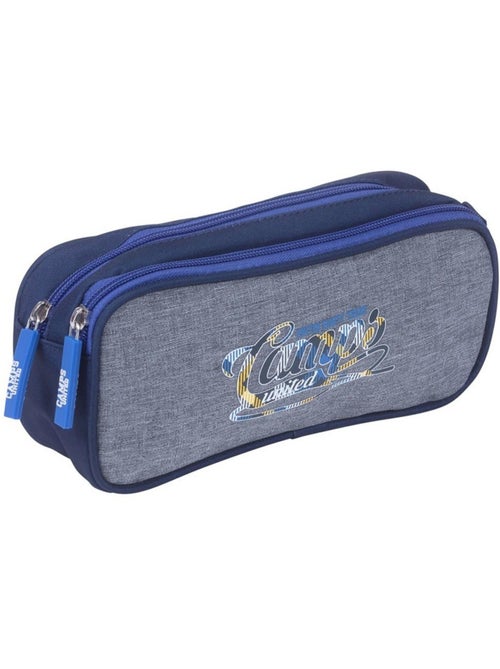 Trousse rectangulaire Camps 2 compartiments zippés 22 cm – Unlimited - Kiabi Trousse rectangulaire Camps 2 compartiments zippés 22 cm – Unlimited - Kiabi