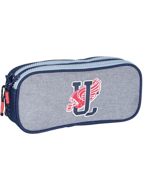 Trousse rectangulaire 'Dynamic' 2 compartiments zippés 22 cm – Camps - Kiabi Trousse rectangulaire 'Dynamic' 2 compartiments zippés 22 cm – Camps - Kiabi