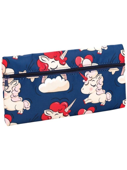 Trousse rectangulaire licorne 1 compartiment zippé 22 cm – - Kiabi Trousse rectangulaire licorne 1 compartiment zippé 22 cm – - Kiabi