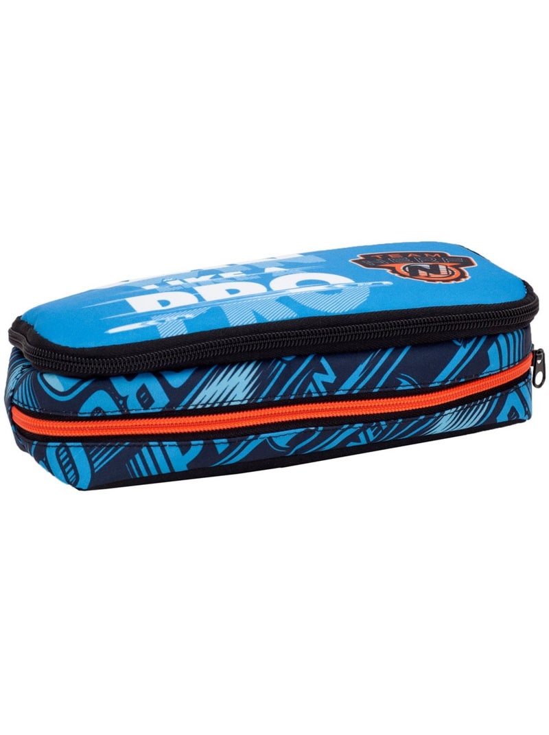 Trousse rectangulaire Nerf design Team bleue fermeture zippée Bleu - Kiabi