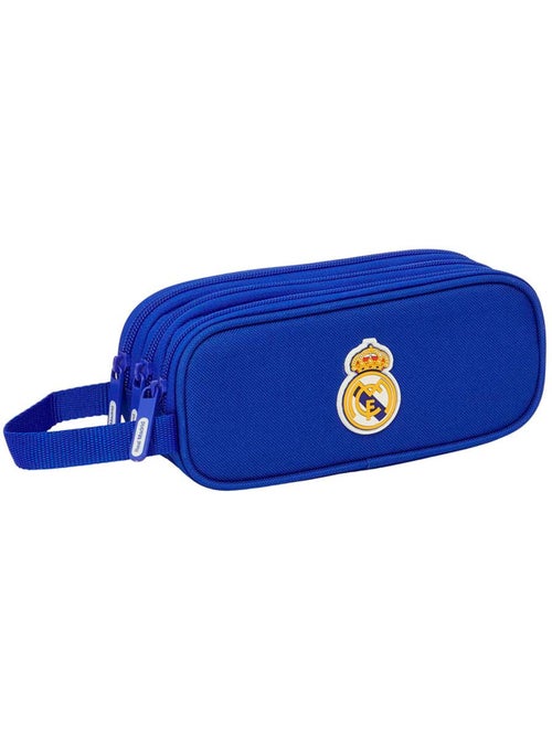 Trousse rectangulaire triple fermeture éclair Real Madrid 3 compartiments 21 cm - Kiabi Trousse rectangulaire triple fermeture éclair Real Madrid 3 compartiments 21 cm - Kiabi