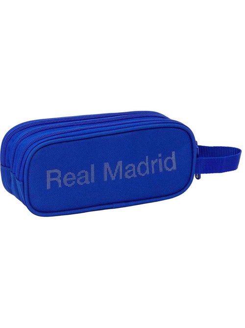 Trousse rectangulaire triple fermeture éclair Real Madrid 3 compartiments 21 cm - Kiabi Trousse rectangulaire triple fermeture éclair Real Madrid 3 compartiments 21 cm - Kiabi