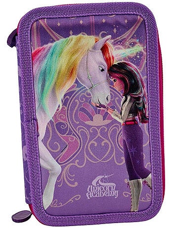 Trousse remplie Unicorn Academy imprimé licorne