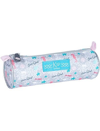 Trousse ronde KIP Sea Girl en tissu – fermeture zippée
