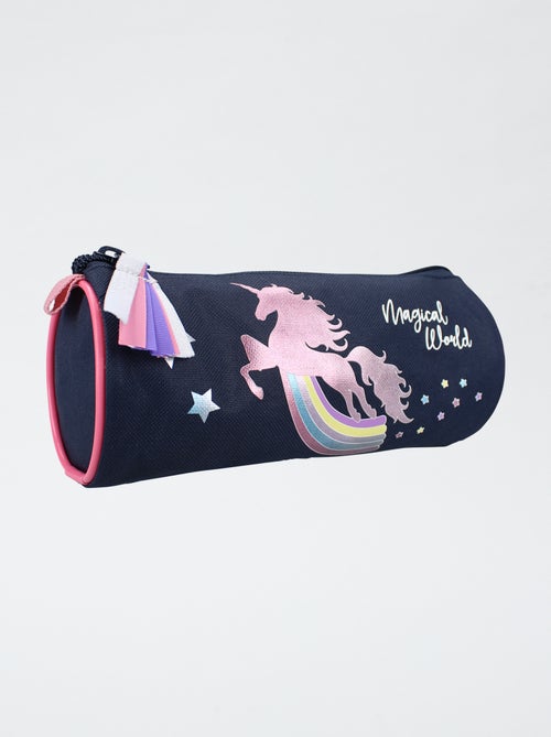 Trousse ronde licorne - Kiabi