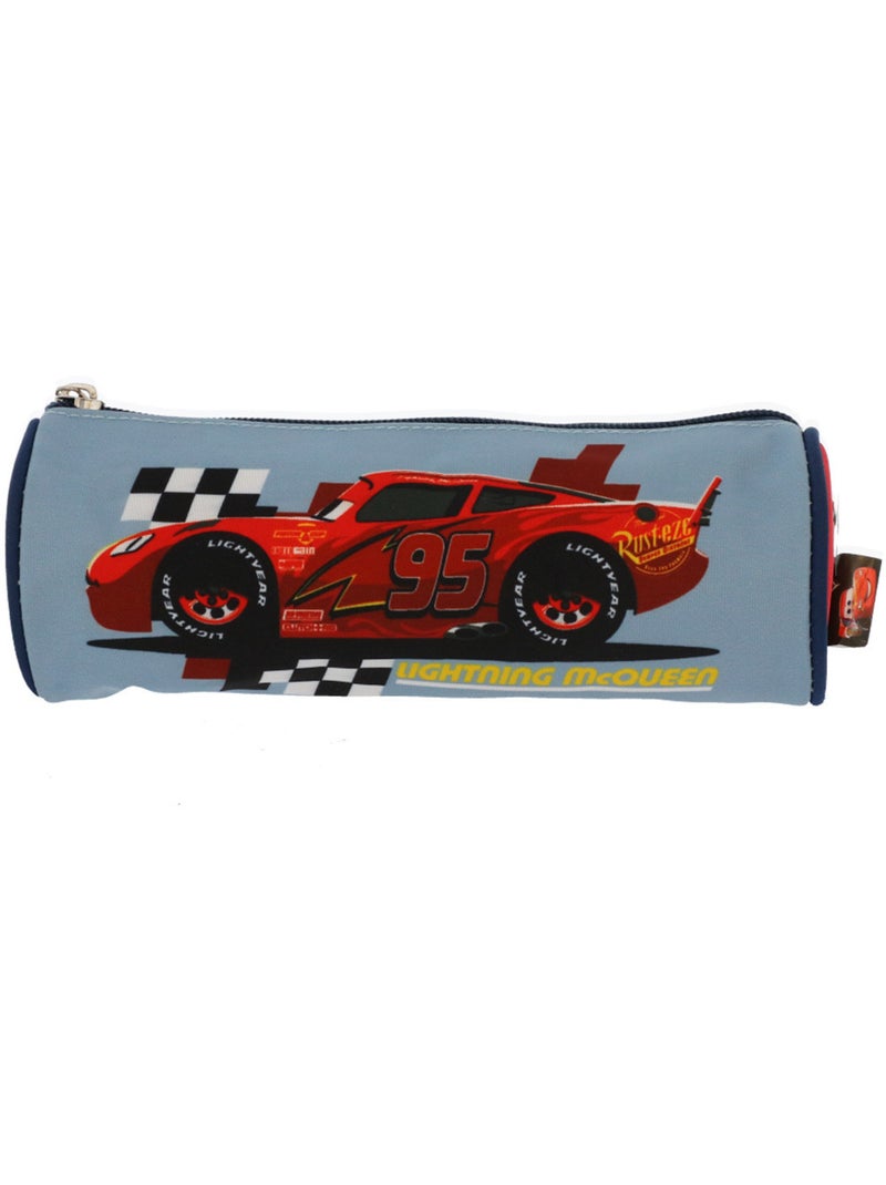 Trousse ronde synthétique Cars Lightning McQueen Bleu marine - Kiabi