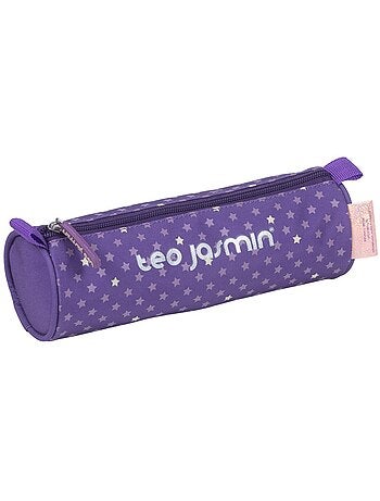 Trousse ronde 'Teo Jasmin' 22 cm étoile – 1 compartiment zippé – TEO JASMIN