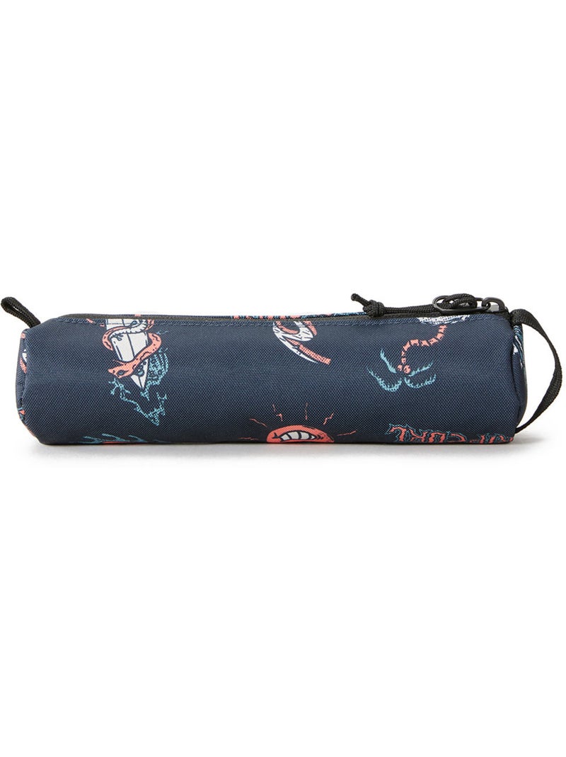 Trousse ronde textile recyclé motifs surf Rip Curl Bleu Orange - Kiabi