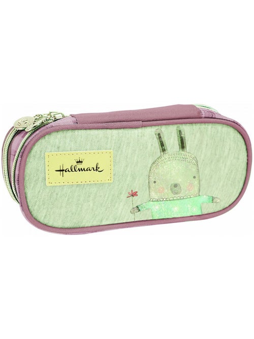 Trousse scolaire 2 compartiments Hallmark Lapin 22 CM - Kiabi Trousse scolaire 2 compartiments Hallmark Lapin 22 CM - Kiabi