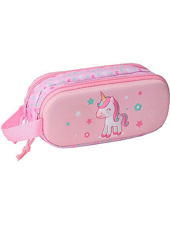 Trousse scolaire 3D en tissu Safta