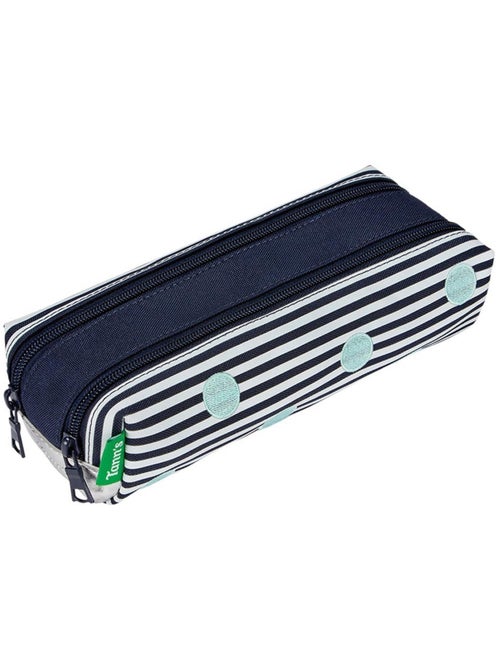 Trousse scolaire double à 2 compartiments zippés Gaëlle – TANN'S - Kiabi Trousse scolaire double à 2 compartiments zippés Gaëlle – TANN'S - Kiabi