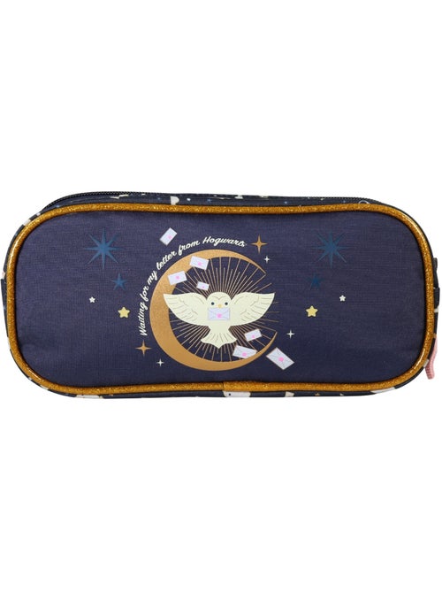 Trousse scolaire enfant 2 compartiments HARRY POTTER bleu marine doré - Kiabi Trousse scolaire enfant 2 compartiments HARRY POTTER bleu marine doré - Kiabi