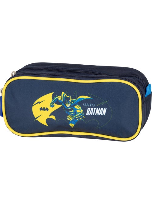 Trousse scolaire garçon 2 compartiments BATMAN bleu marine jaune - Kiabi Trousse scolaire garçon 2 compartiments BATMAN bleu marine jaune - Kiabi