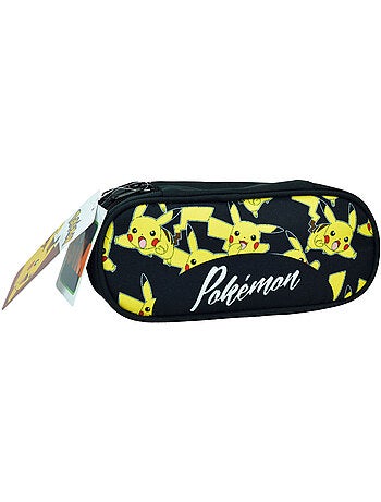 Trousse scolaire Pokémon Pikachu avec deux compartiments