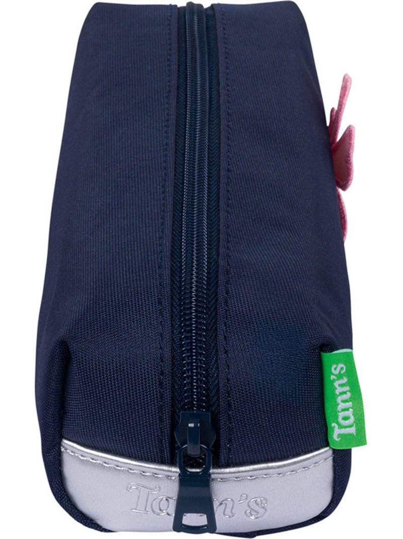 Trousse – Simple 21 CM - Collection Scolaire 2027 – Tann's Bleu marine - Kiabi