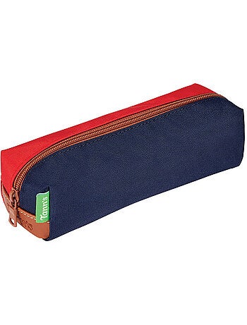 Trousse simple bicolore 21 cm polyester éco-responsable Tann's