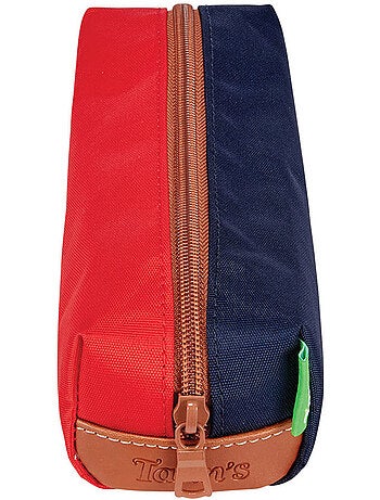 Trousse simple bicolore 21 cm polyester éco-responsable Tann's