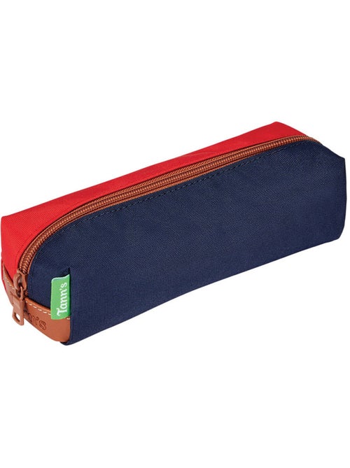 Trousse simple bicolore 21 cm polyester éco-responsable tann's - Kiabi