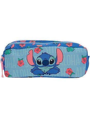 Trousse 'Stitch' – Pastèque Haut de gamme 2 compartiments – 23 cm – Lilo et stitch