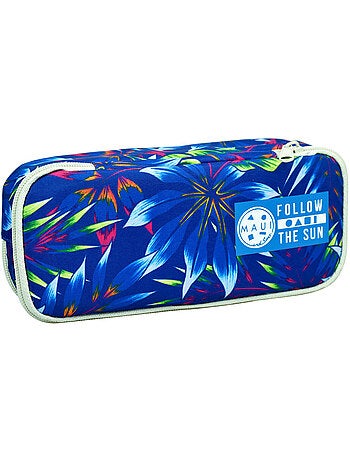Trousse zip Maui & Sons polyester imprimé tropical Follow The Sun