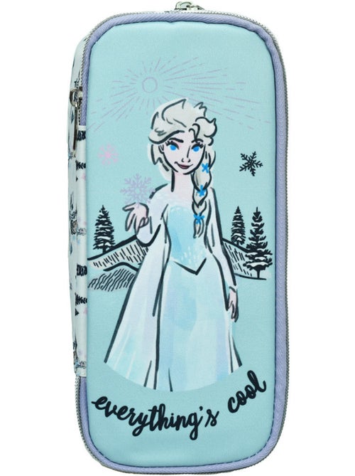 Trousse zippée tissu toile avec imprimé Elsa La reine des neiges - Kiabi Trousse zippée tissu toile avec imprimé Elsa La reine des neiges - Kiabi