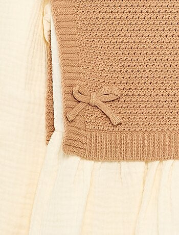 Trui 2-in-1 met blouse-effect