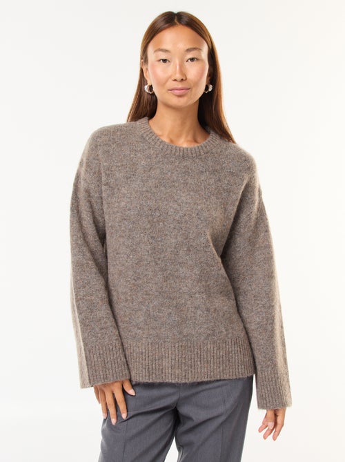Trui in wol en mohair - Kiabi