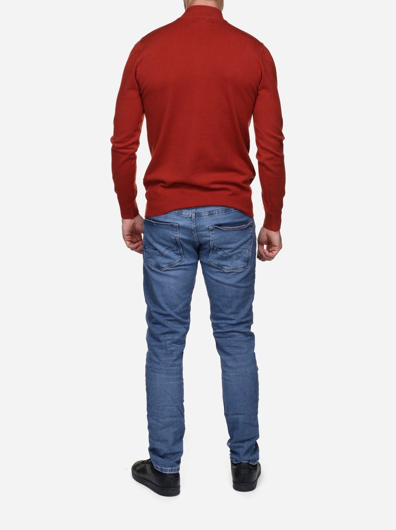 Trui met col - Kenzarro Rood - Kiabi