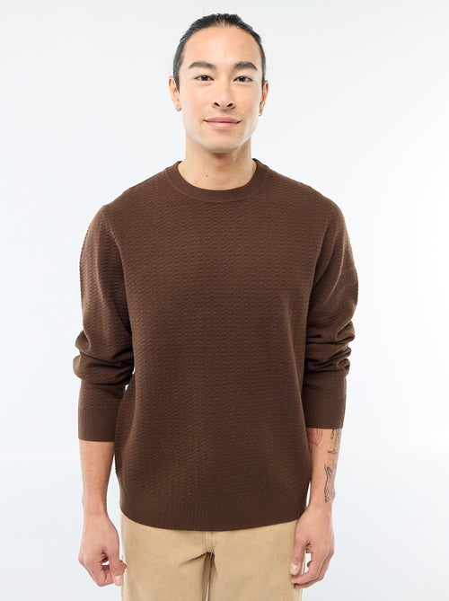 Trui met fantasiepatroontje - Kiabi