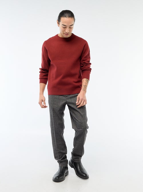 Trui met fantasiepatroontje - Kiabi