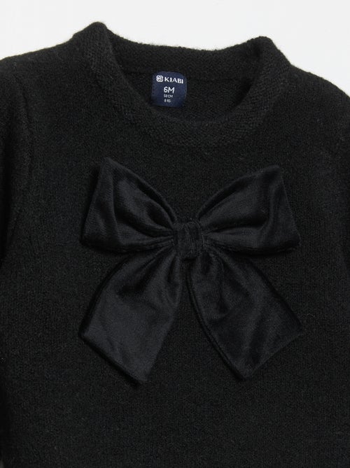 Trui met grote fantasie strik - Kiabi