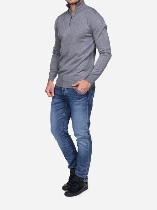 Trui met hoge kraag en ritssluiting - Kenzarro - Kiabi Trui met hoge kraag en ritssluiting - Kenzarro - Kiabi