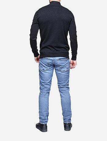 Trui met hoge kraag en ritssluiting - Kenzarro