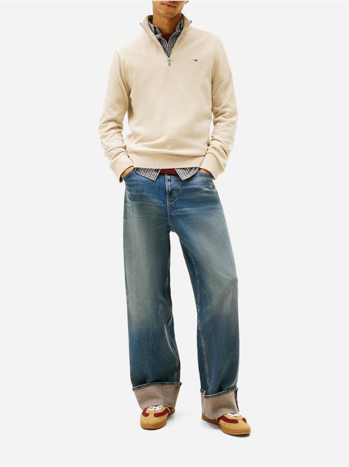 Trui met hoge kraag en ritssluiting - Tommy jeans - Kiabi Trui met hoge kraag en ritssluiting - Tommy jeans - Kiabi