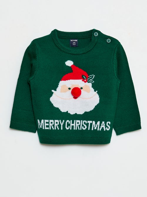 Trui met kerstmotief - Kiabi