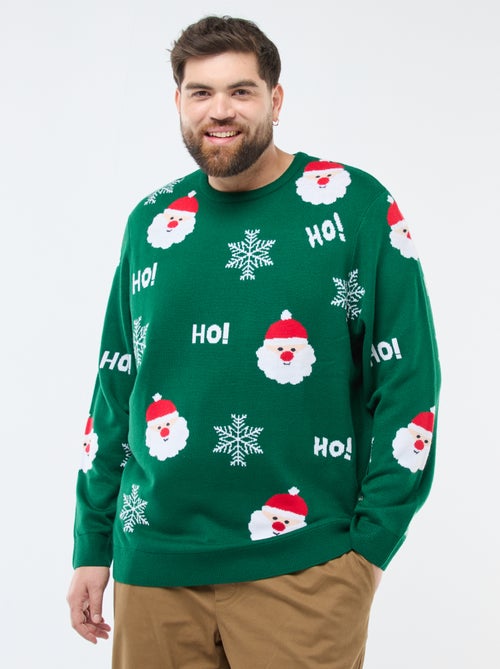 Trui met kerstprint - Kiabi