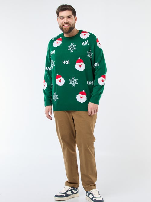 Trui met kerstprint - Kiabi