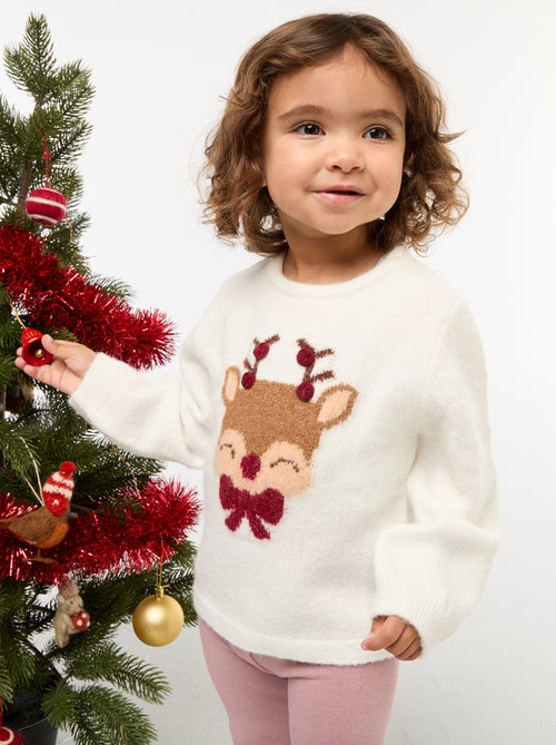 Trui met kerstprint - Kiabi