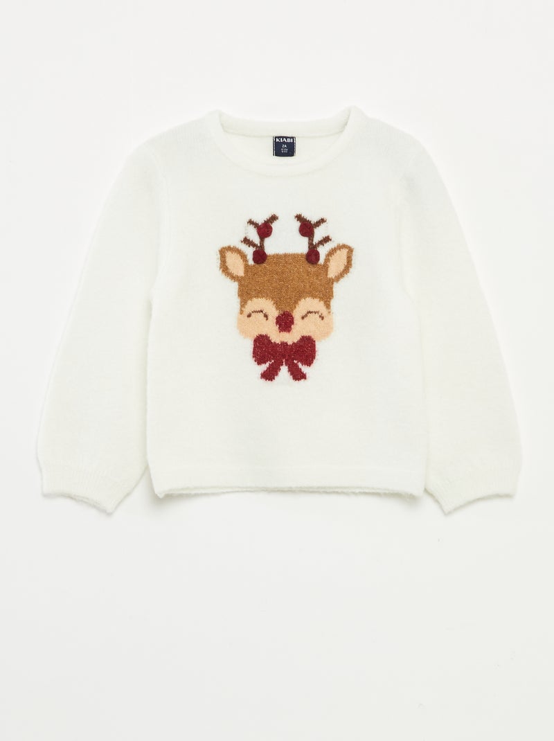 Lang pyjamapakje met kerstprint - 2-delig - ROOD - Meisje - 15.00
