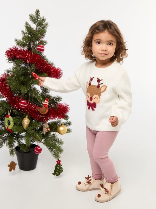 Trui met kerstprint - Kiabi