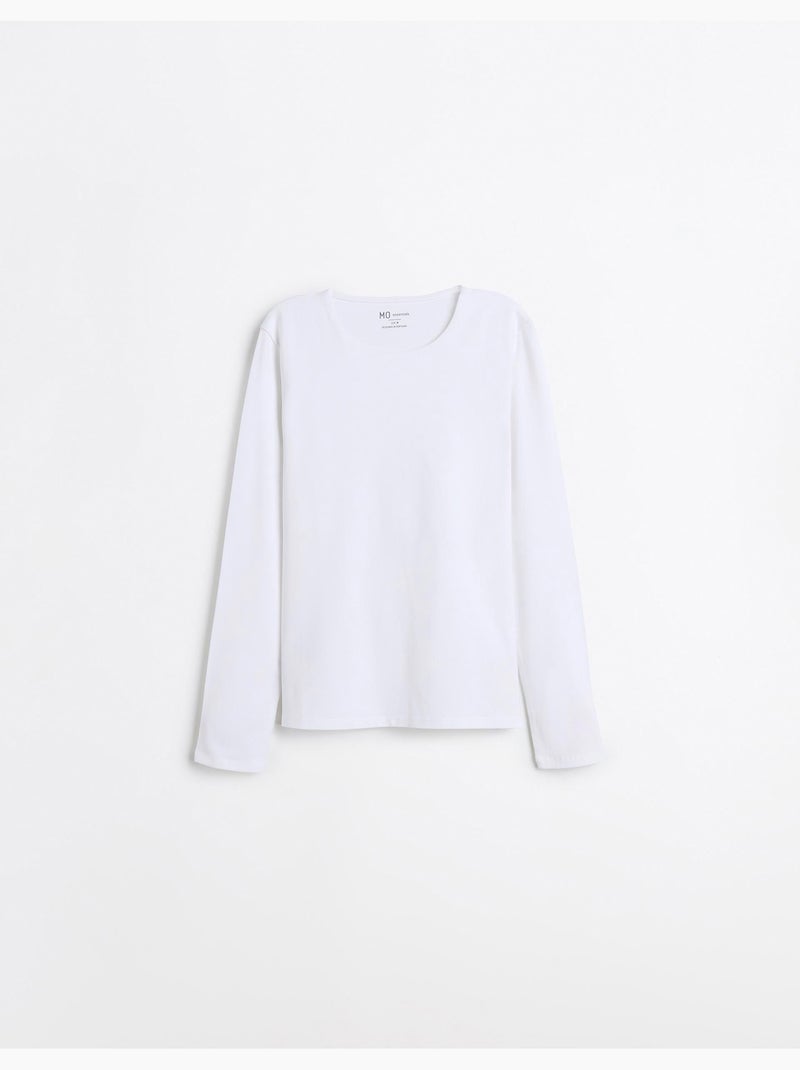 Trui met lange mouwen, mo fashion Wit - Kiabi