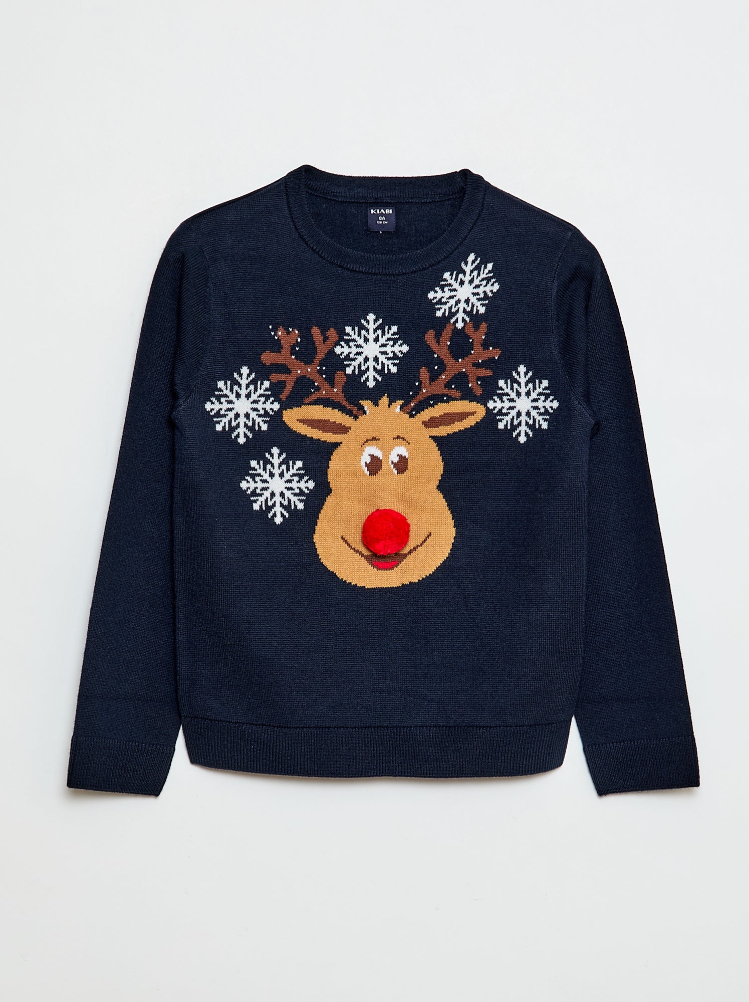 Trui met opgedrukt hert + kwastje