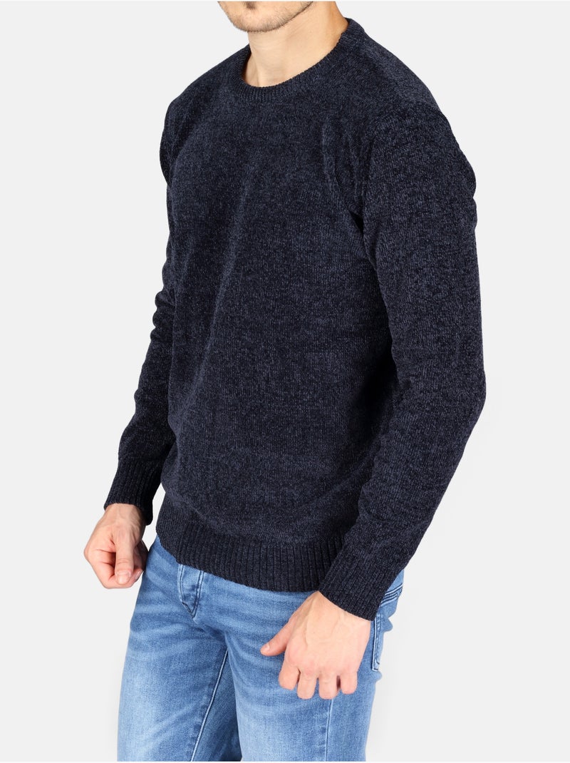 Trui met ronde hals - Kenzarro Donkerblauw - Kiabi