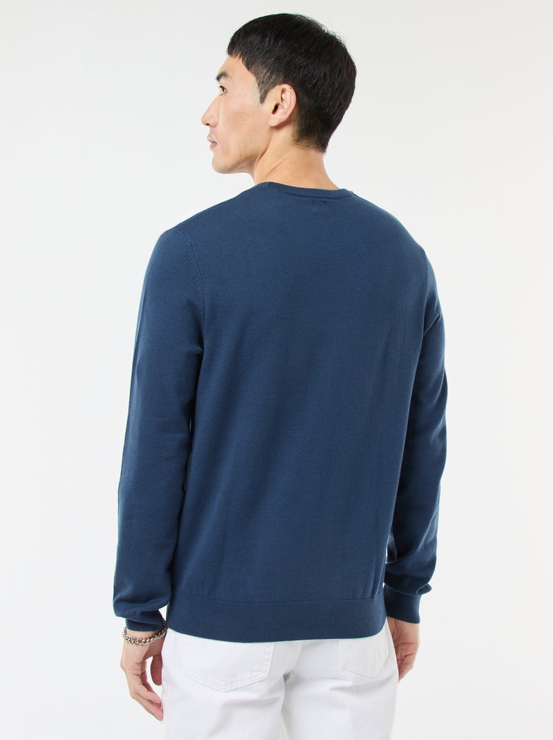 Trui met ronde hals Blauw - Kiabi