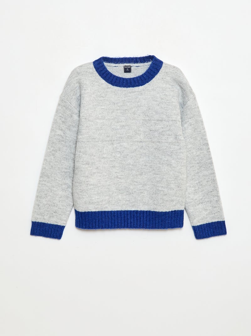 Tommy Hilfiger trui bruin met kabels